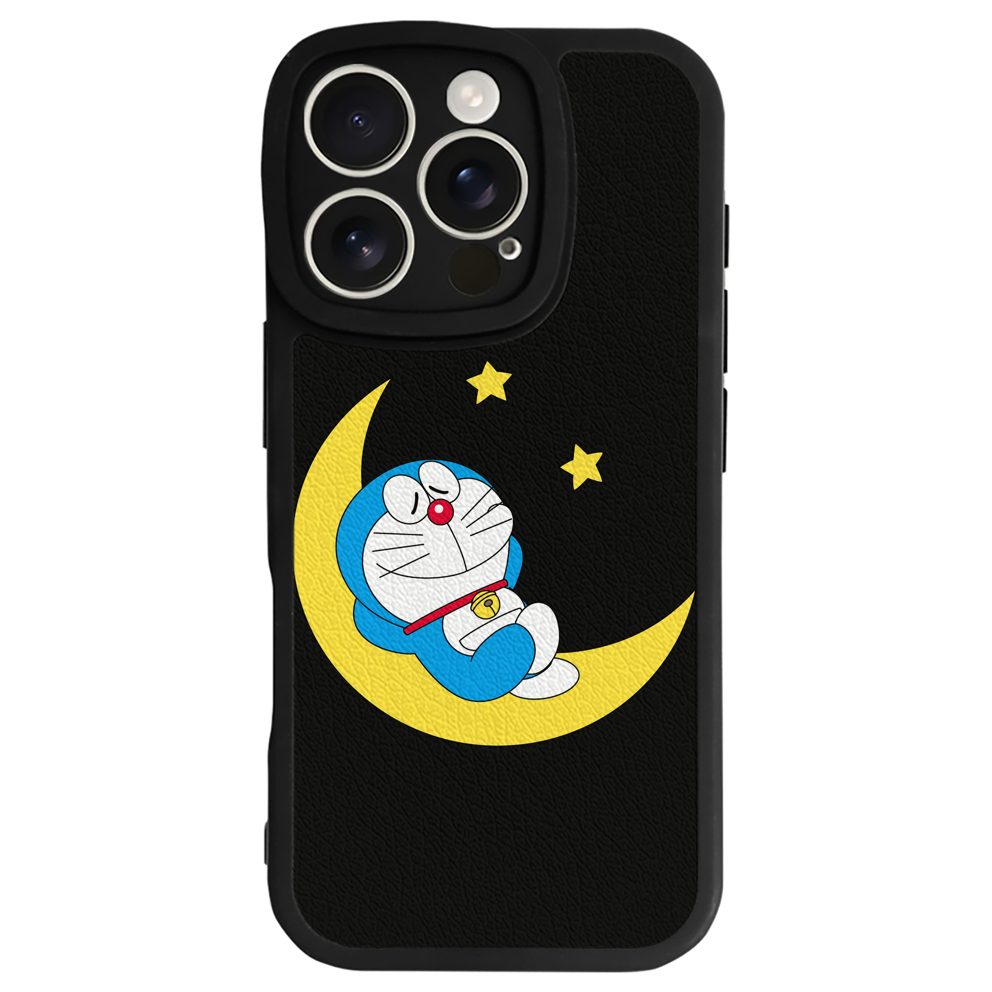 （画像用） ドラえもん Doraemon 【iPhone 16シリーズ対応】シリコンスマホケース（レザー調） 材質：シリコン